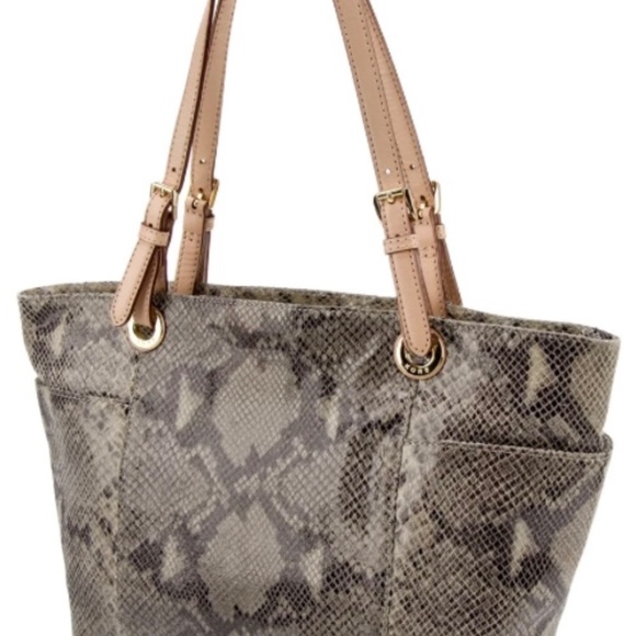 MICHAEL KORS Leather Animal Print Shoulder Bag - Picture 2 of 5